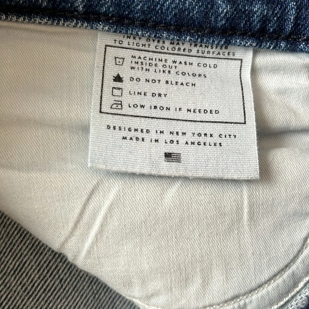 AYR Women's Dark Blue Flare Jeans - Picture 3 of 5